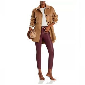 7 For All Mankind
High Rise Ankle Skinny Jeans in Coated Ruby